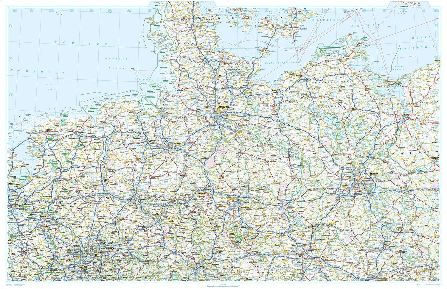 Bild: 9783826422867 | ADAC Länderkarte Deutschland 1:650.000 | (Land-)Karte | Deutsch | 2023