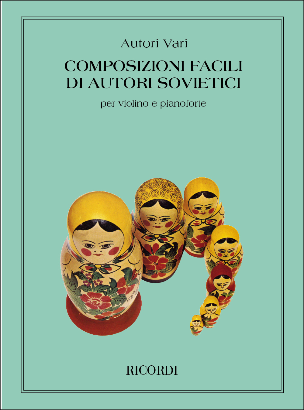 Cover: 9790041329437 | Composizioni Facili Di Autori Sovietici | Per Violino E Pianoforte