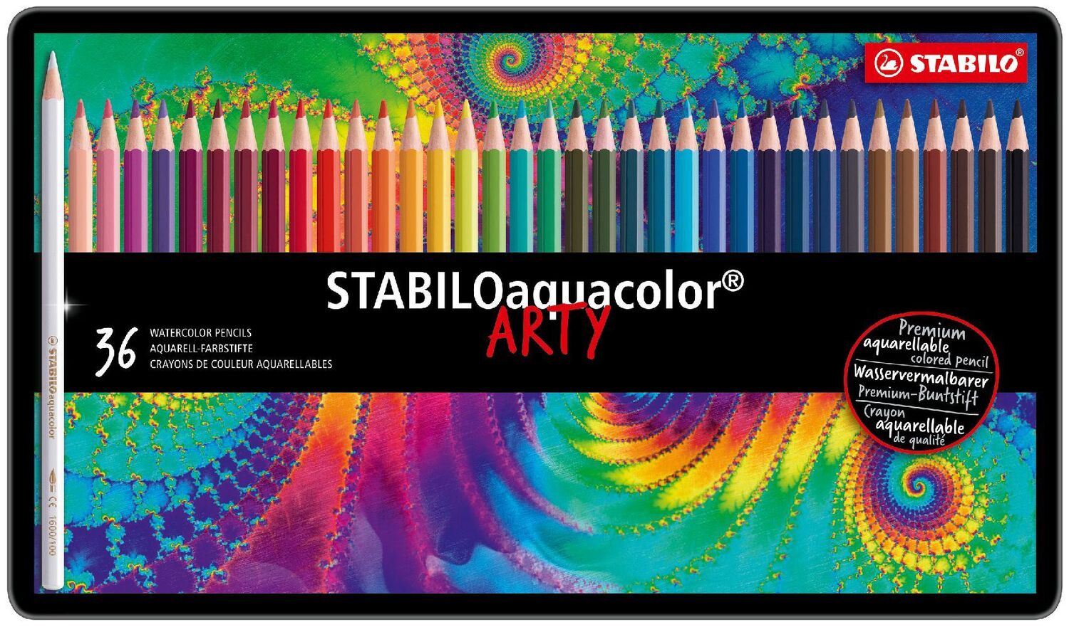 Cover: 4006381146500 | STABILOaquacolor 36er Metalletui ARTY" | Stück | In Karton | 2023