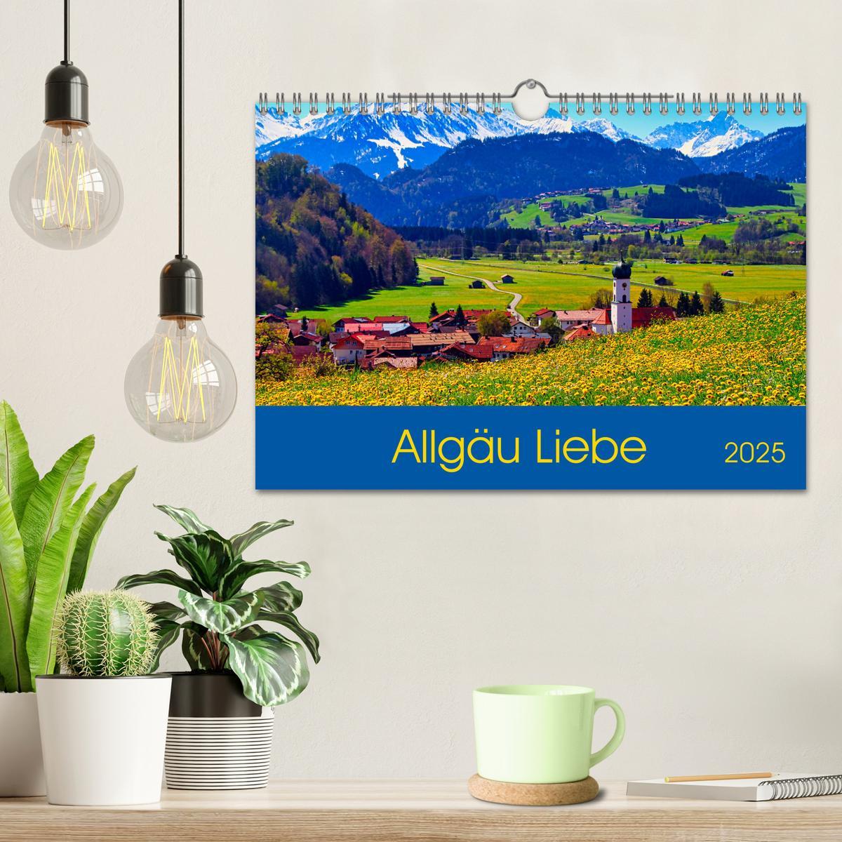 Bild: 9783435066513 | Allgäu Liebe (Wandkalender 2025 DIN A4 quer), CALVENDO Monatskalender