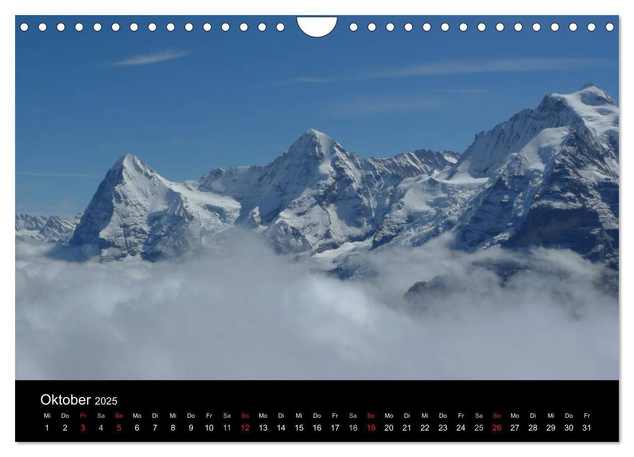 Bild: 9783435832538 | Die Welt der Berge (Wandkalender 2025 DIN A4 quer), CALVENDO...