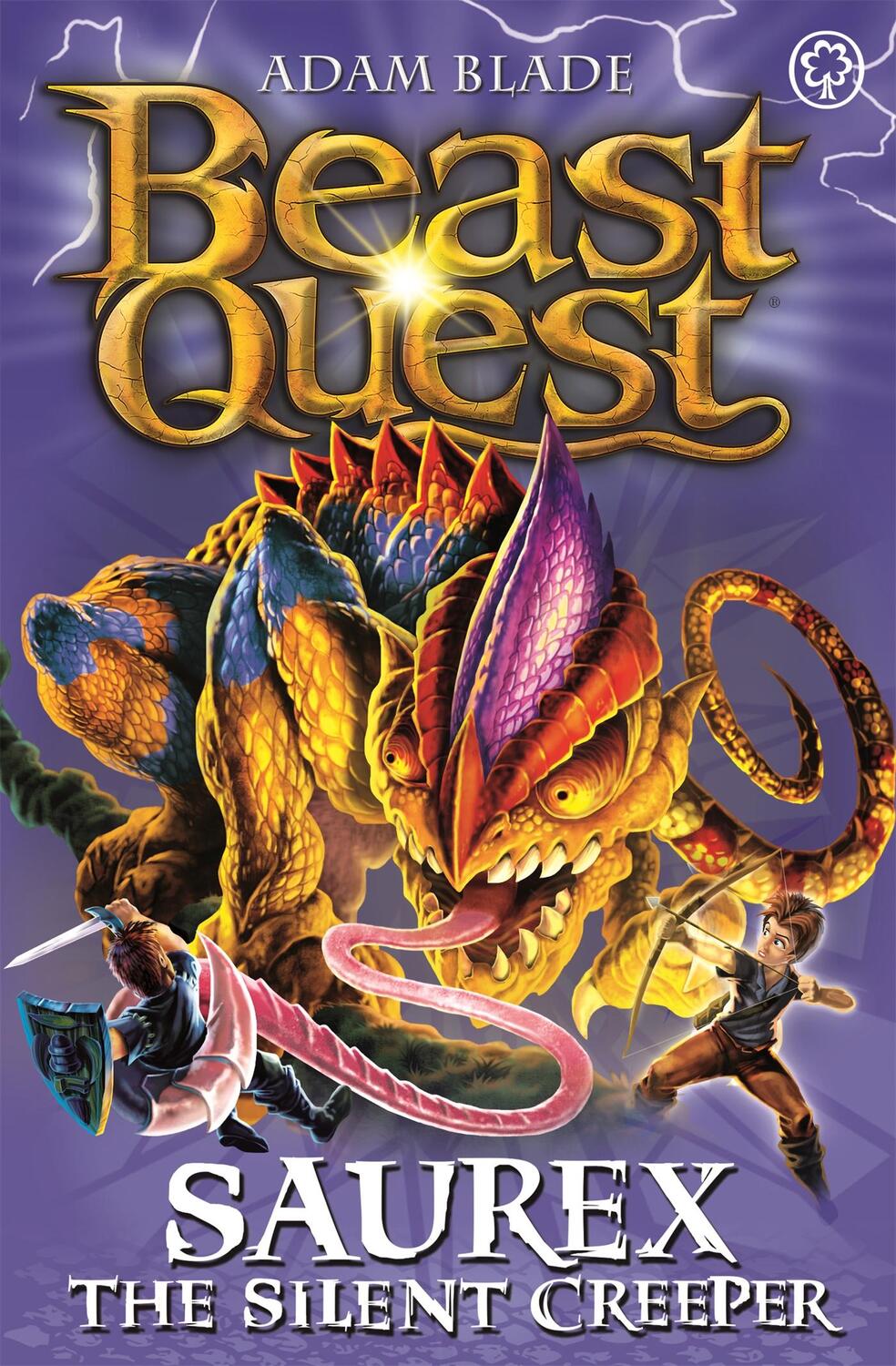 Cover: 9781408340844 | Beast Quest: Saurex the Silent Creeper | Series 17 Book 4 | Adam Blade