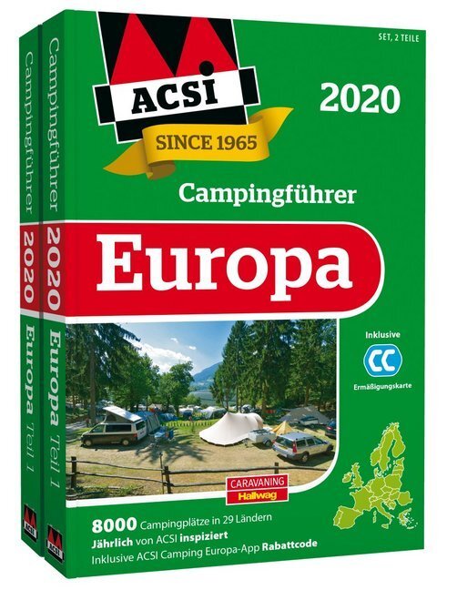 Cover: 9783905755923 | ACSI Internationaler Campingführer Europa 2020, 2 Bde. | Ingo Wagner