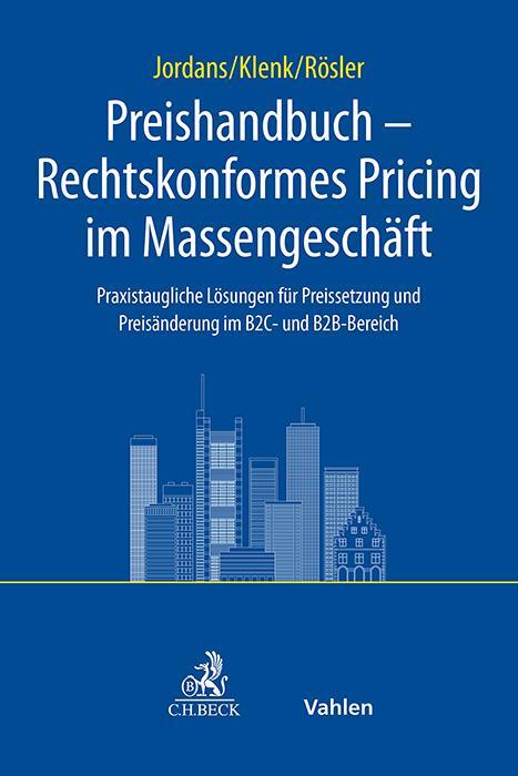 Cover: 9783406804847 | Preishandbuch - Rechtskonformes Pricing im Massengeschäft | Buch