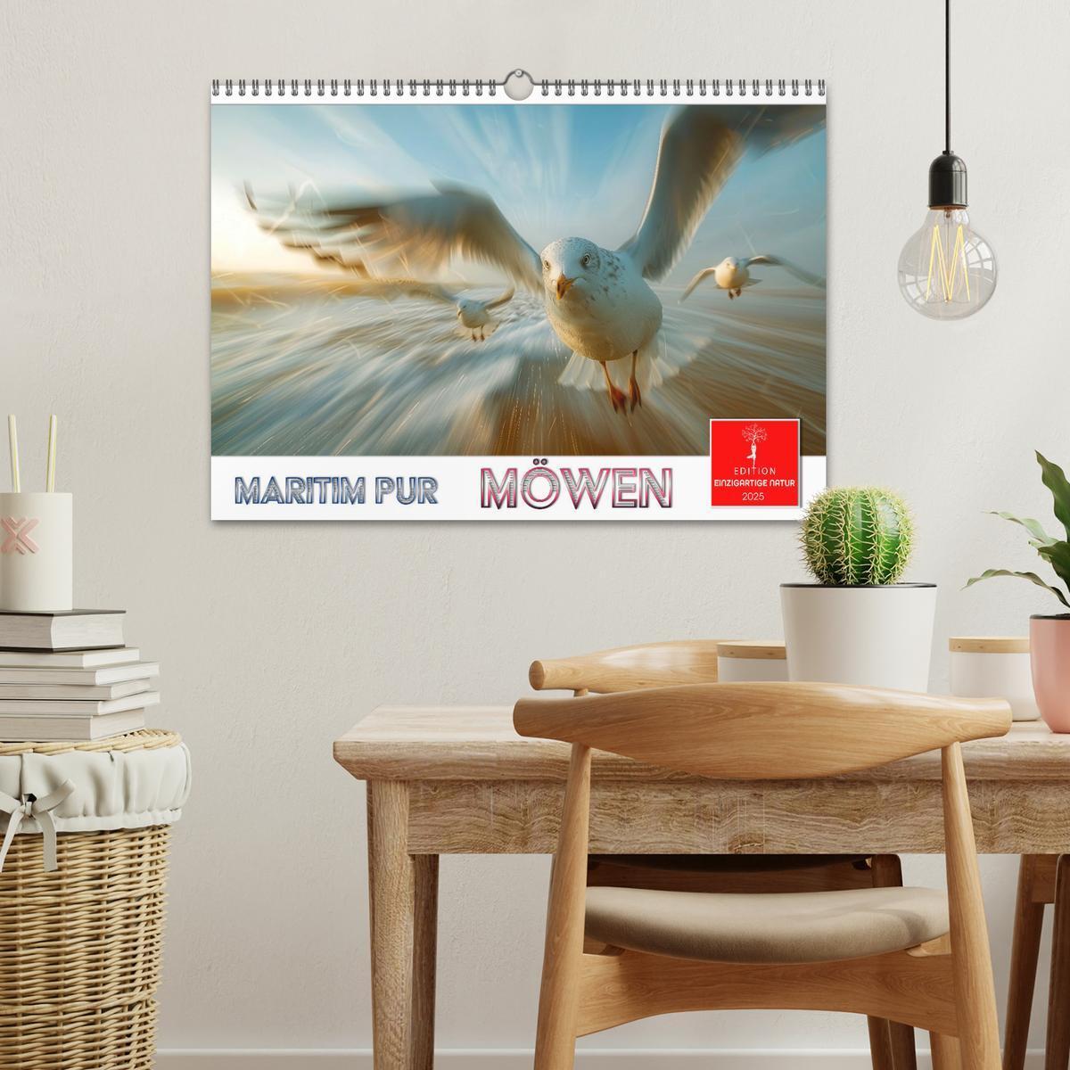 Bild: 9783457162453 | Maritim pur - Möwen (Wandkalender 2025 DIN A3 quer), CALVENDO...