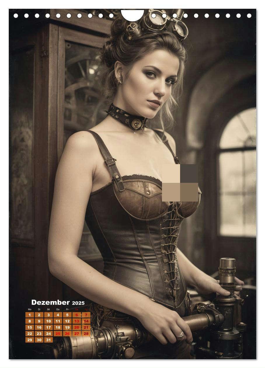 Bild: 9783383800597 | Steampunk erotisch (Wandkalender 2025 DIN A4 hoch), CALVENDO...