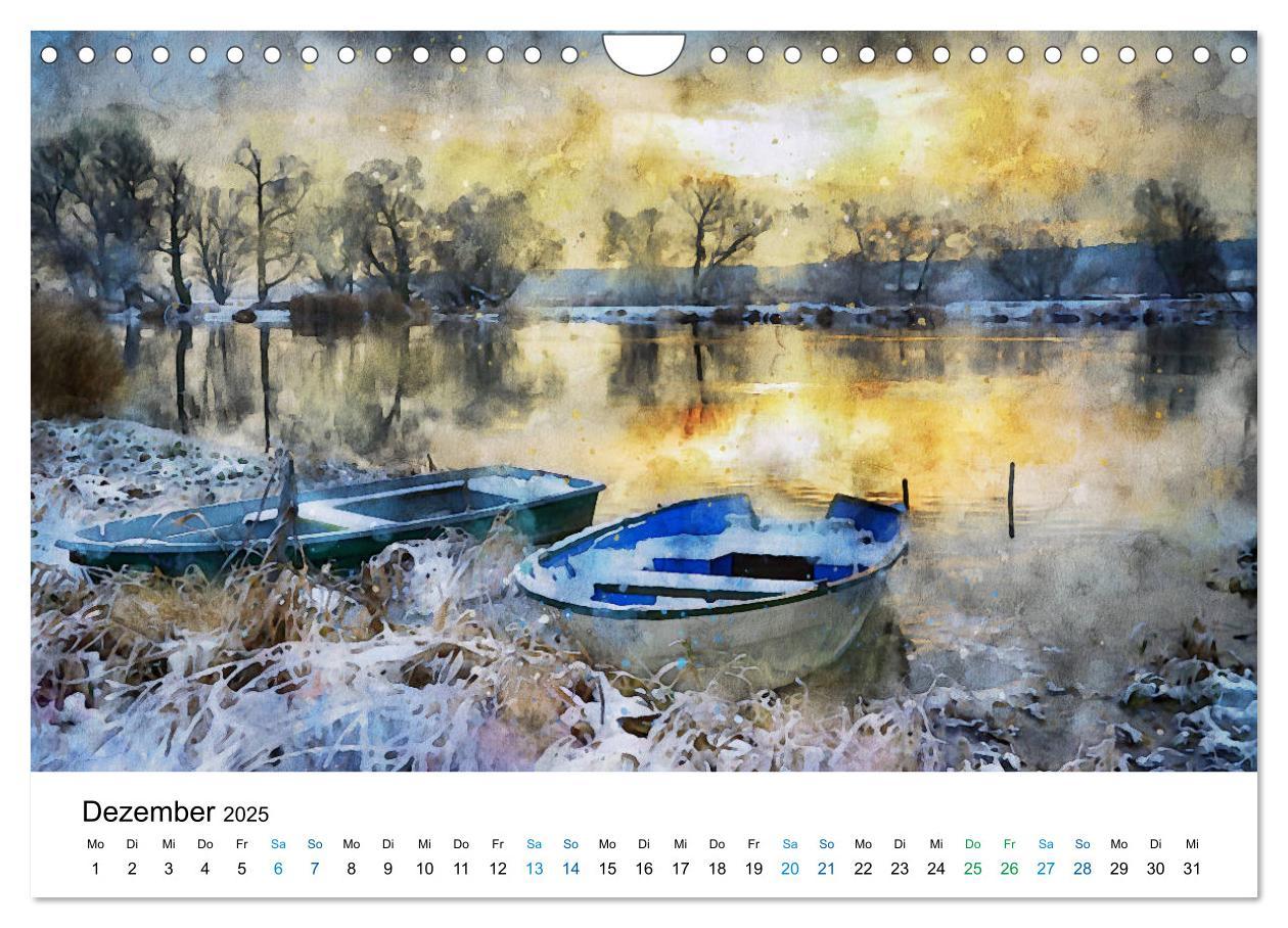 Bild: 9783435143474 | Havelland in Aquarell (Wandkalender 2025 DIN A4 quer), CALVENDO...