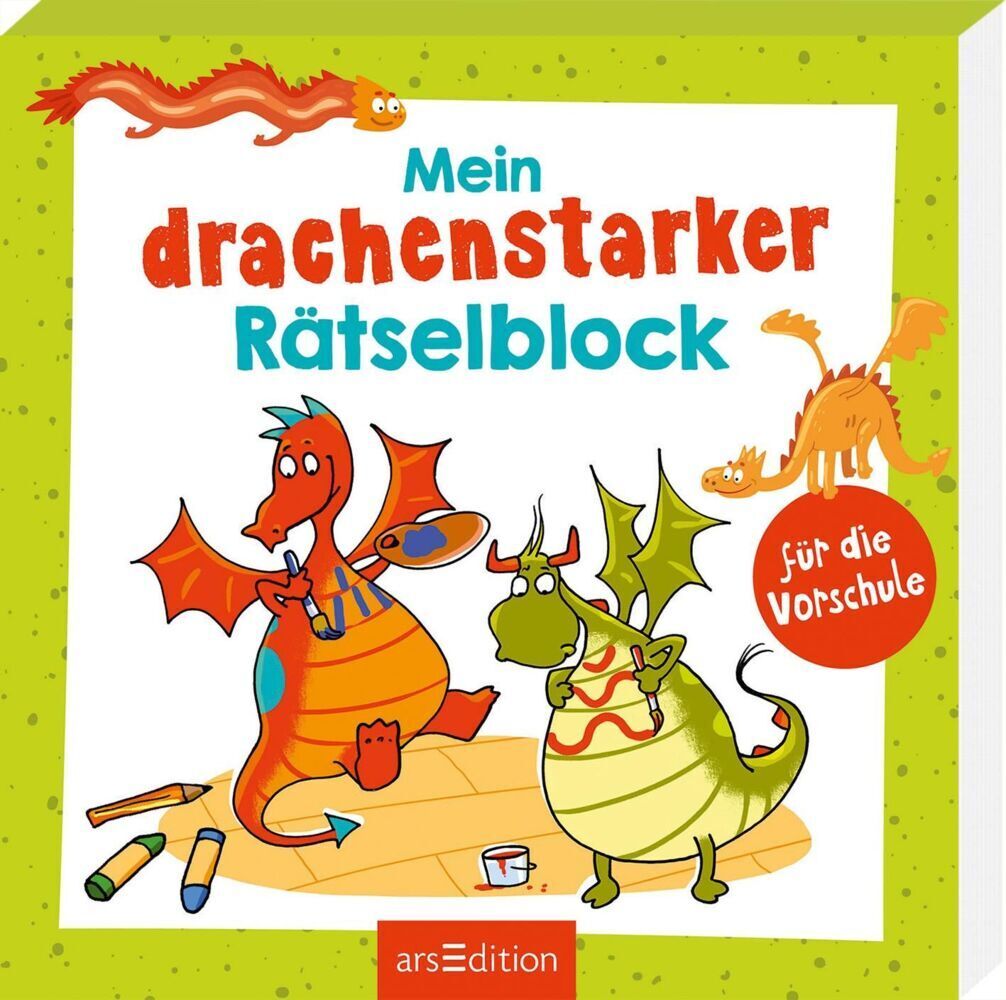 Cover: 9783845837208 | Mein drachenstarker Rätselblock für die Vorschule | Sabine Legien