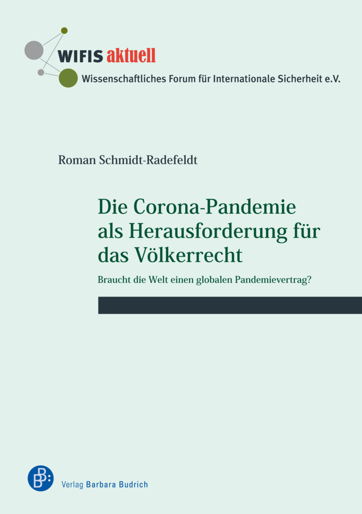 Cover: 9783847425991 | Die Corona-Pandemie als Herausforderung für das Völkerrecht | Buch