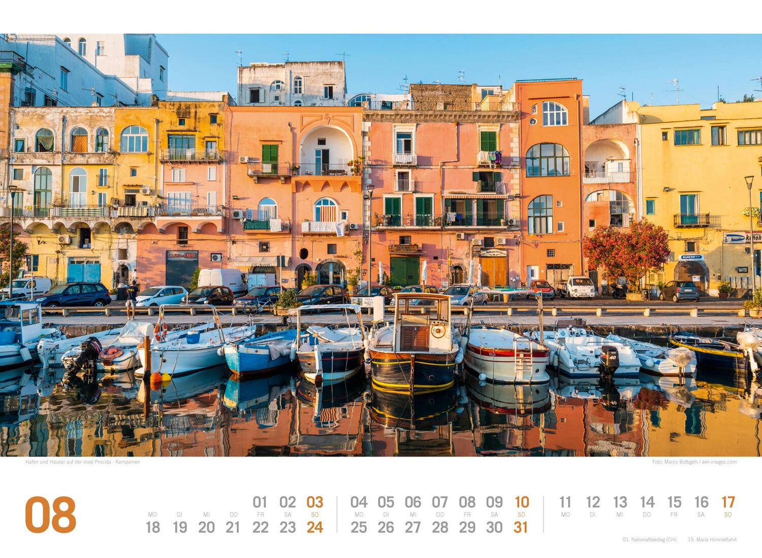 Bild: 9783838435220 | Italien - von Venedig bis Sizilien - ReiseLust Kalender 2025 | 14 S.