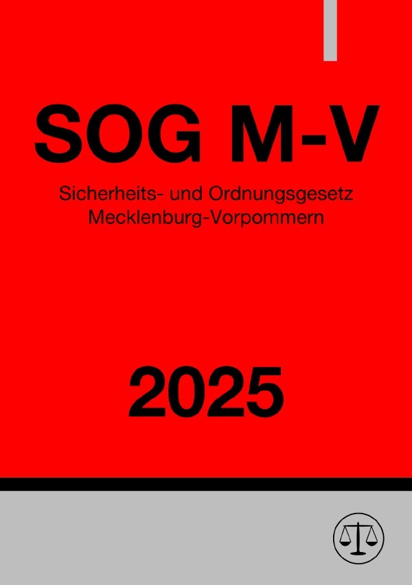 Cover: 9783818714413 | Sicherheits- und Ordnungsgesetz - SOG M-V 2025 | DE | Ronny Studier