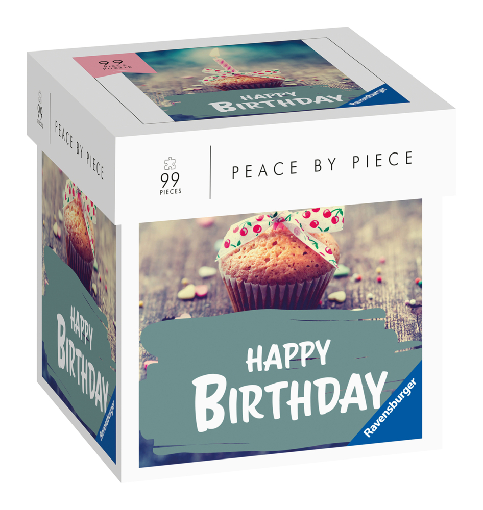 Cover: 4005556169689 | Ravensburger Puzzle - Happy Birthday - Peace by Piece 99 Teile | Spiel