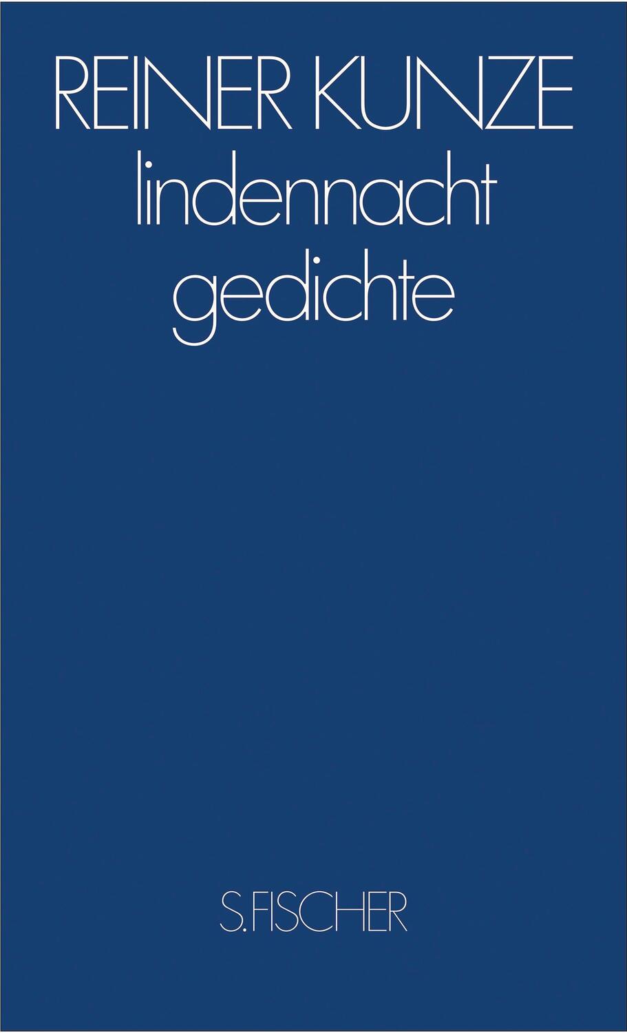 Cover: 9783100420244 | lindennacht | Gedichte | Reiner Kunze | Buch | Lesebändchen | Deutsch