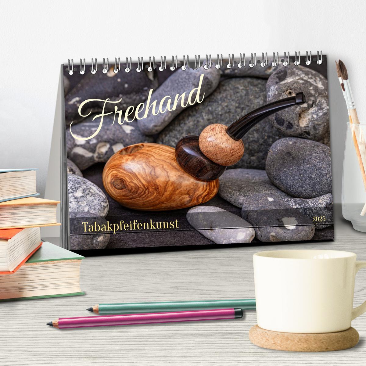 Bild: 9783383819902 | Tabakpfeifenkunst (Tischkalender 2025 DIN A5 quer), CALVENDO...