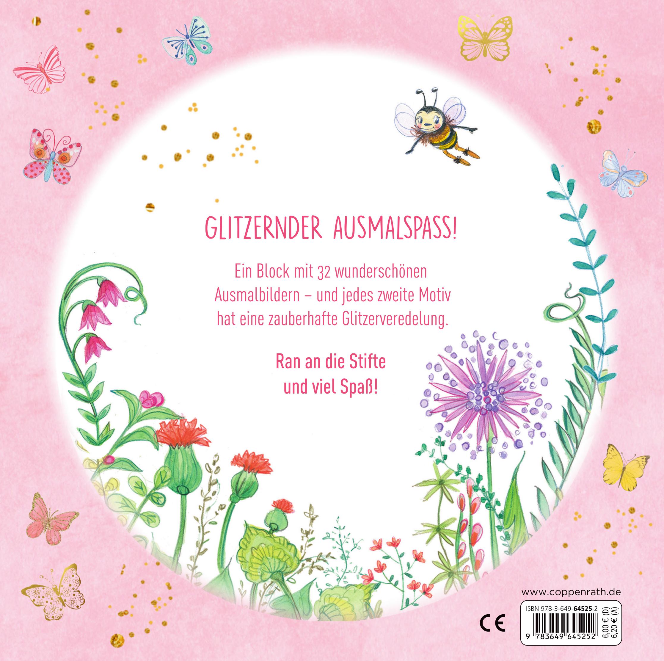 Rückseite: 9783649645252 | Glitzer-Malblock (Prinzessin Lillifee) | Monika Finsterbusch | Buch