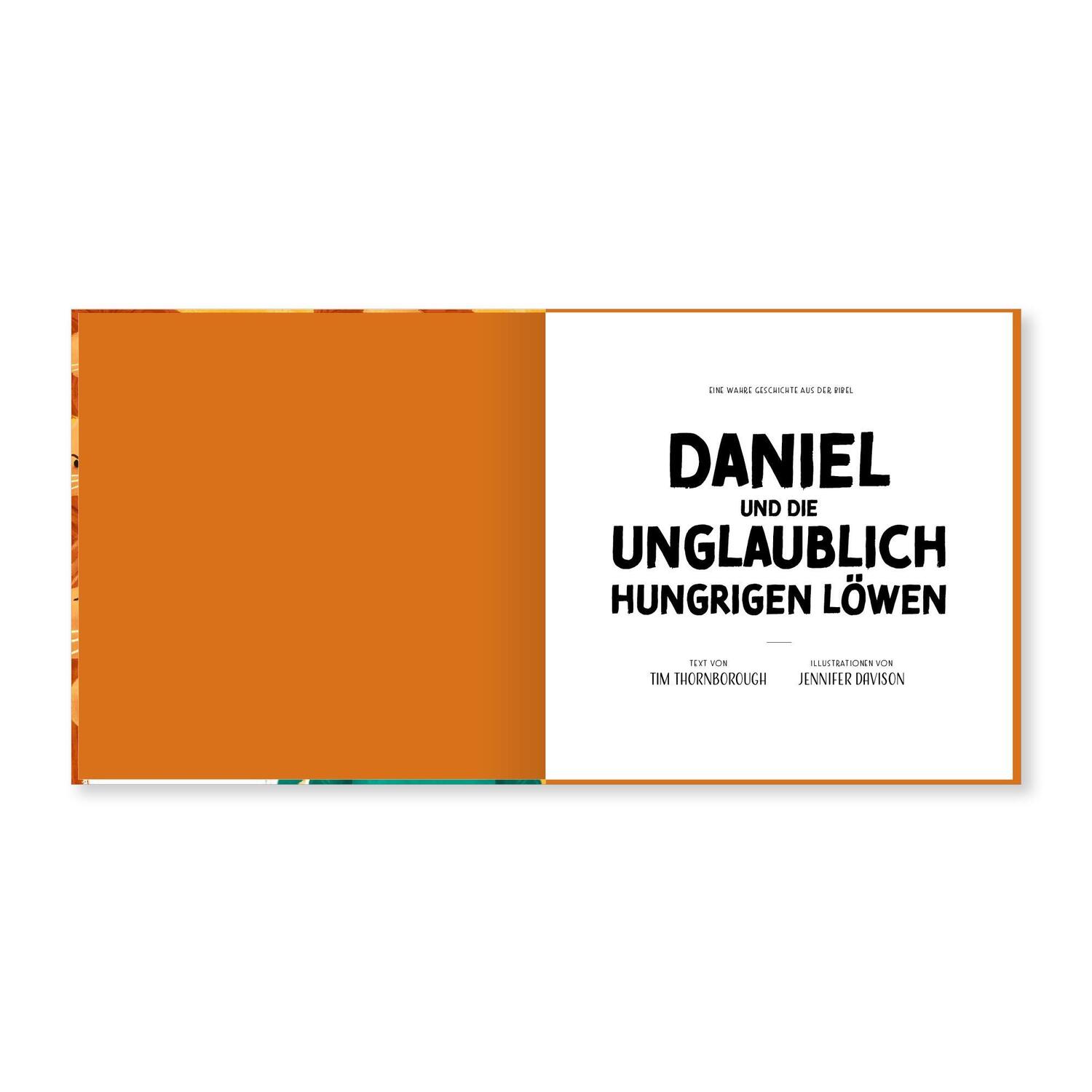 Bild: 9783986651046 | Daniel und die unglaublich hungrigen Löwen | Tim Thornborough | Buch