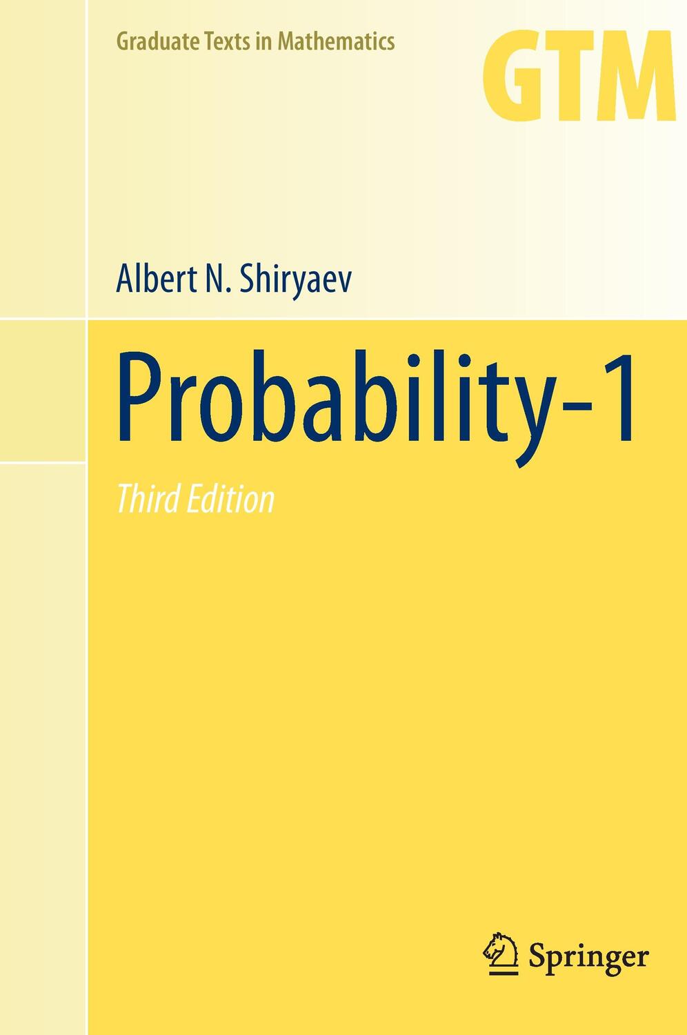 Cover: 9780387722054 | Probability-1 | Albert N. Shiryaev | Buch | HC runder Rücken kaschiert
