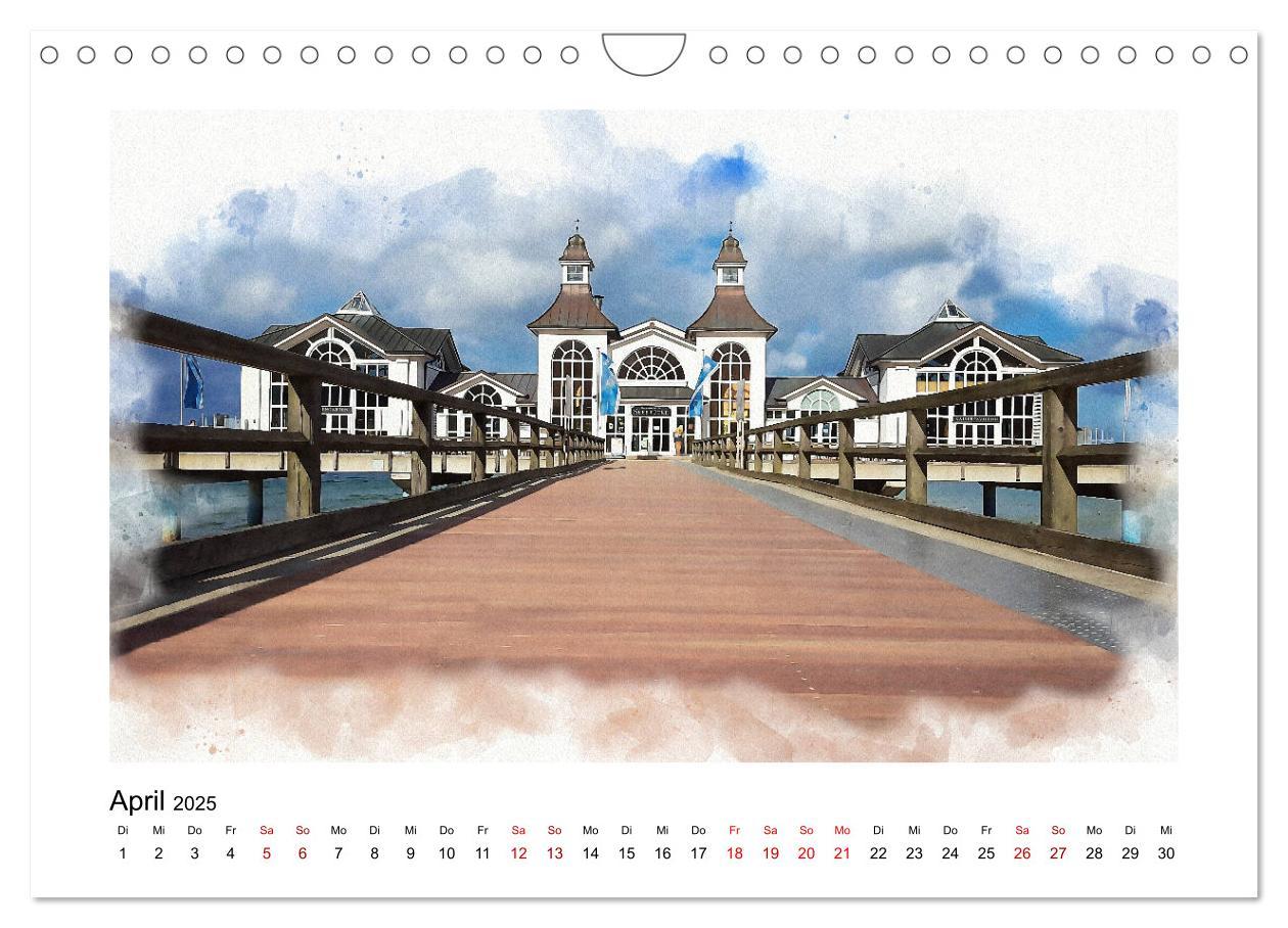 Bild: 9783435141753 | Ostsee Aquarelle (Wandkalender 2025 DIN A4 quer), CALVENDO...