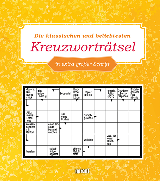 Cover: 9783735923431 | Kreuzworträtsel in Großschrift 4 | garant Verlag GmbH | Taschenbuch