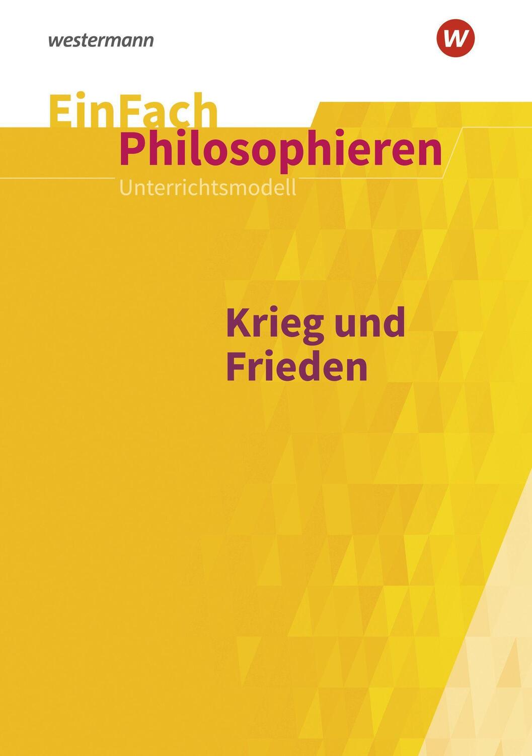 Cover: 9783140250405 | Krieg und Frieden. EinFach Philosophieren | Marcel Gerlach | Buch