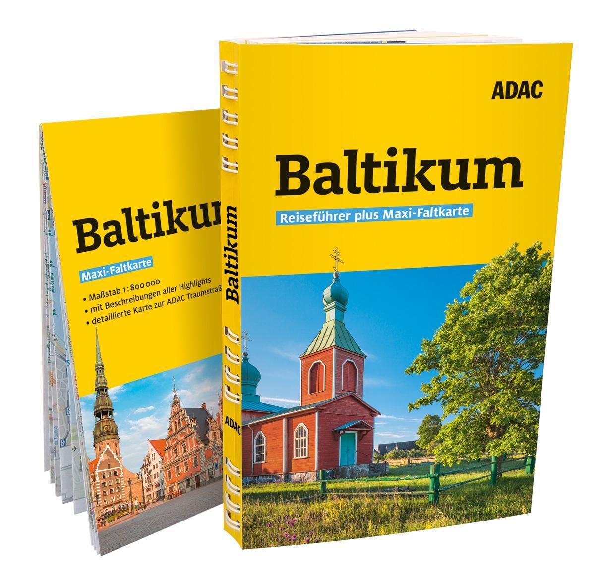 Cover: 9783956896736 | ADAC Reiseführer plus Baltikum | mit Maxi-Faltkarte zum Herausnehmen