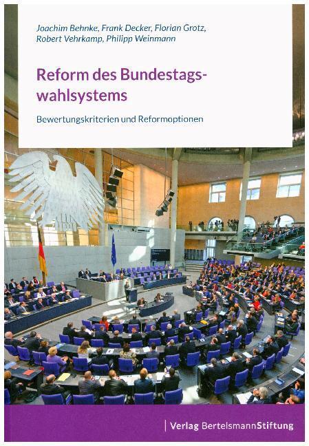 Cover: 9783867937504 | Reform des Bundestagswahlsystems | Joachim Behnke (u. a.) | Buch