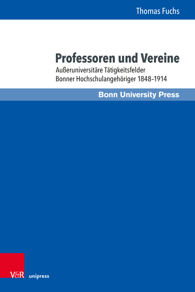 Cover: 9783847114406 | Professoren und Vereine | Thomas Fuchs | Buch | 427 S. | Deutsch