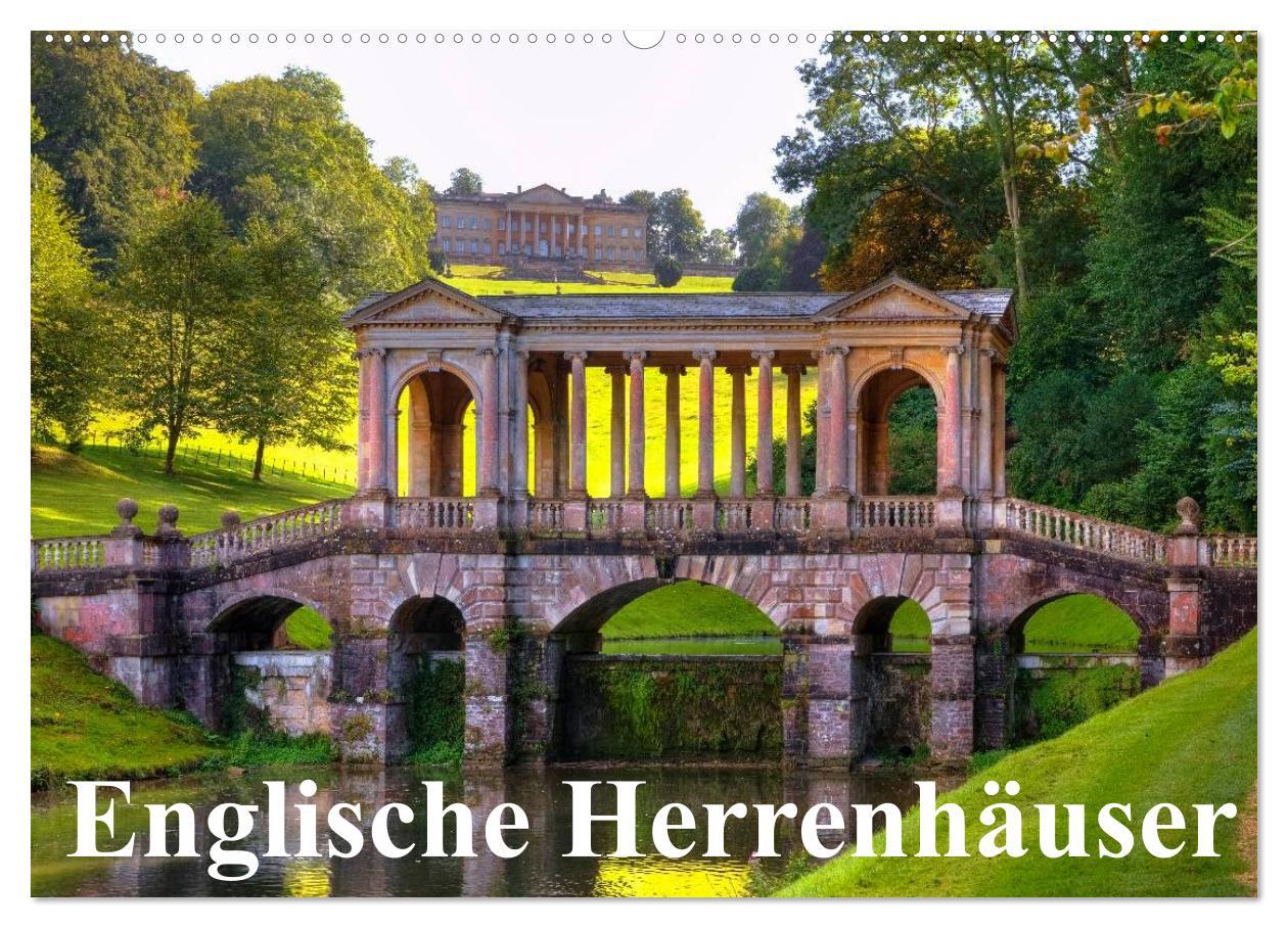 Cover: 9783435692040 | Englische Herrenhäuser (Wandkalender 2025 DIN A2 quer), CALVENDO...