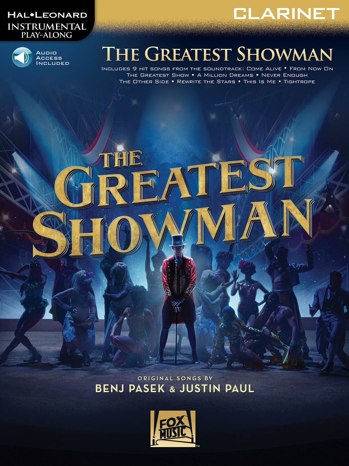 Cover: 888680749781 | The Greatest Showman | Instrumental Play-Along | Hal Leonard