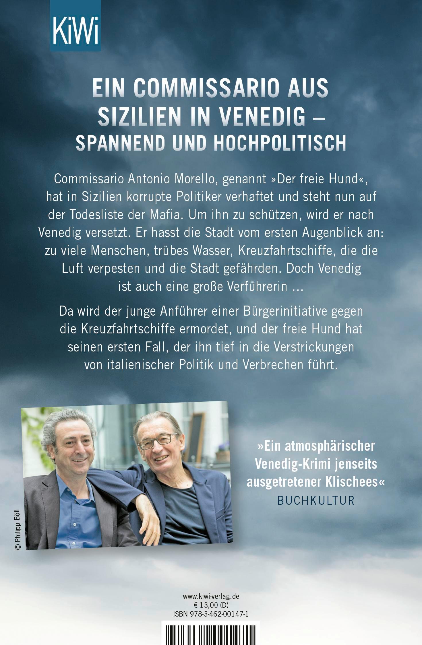 Rückseite: 9783462001471 | Der freie Hund | Commissario Morello ermittelt in Venedig | Buch