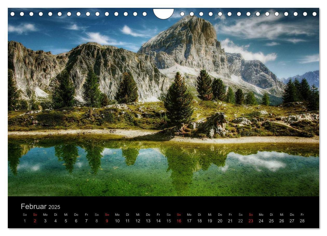 Bild: 9783435808915 | Mystische Dolomiten (Wandkalender 2025 DIN A4 quer), CALVENDO...