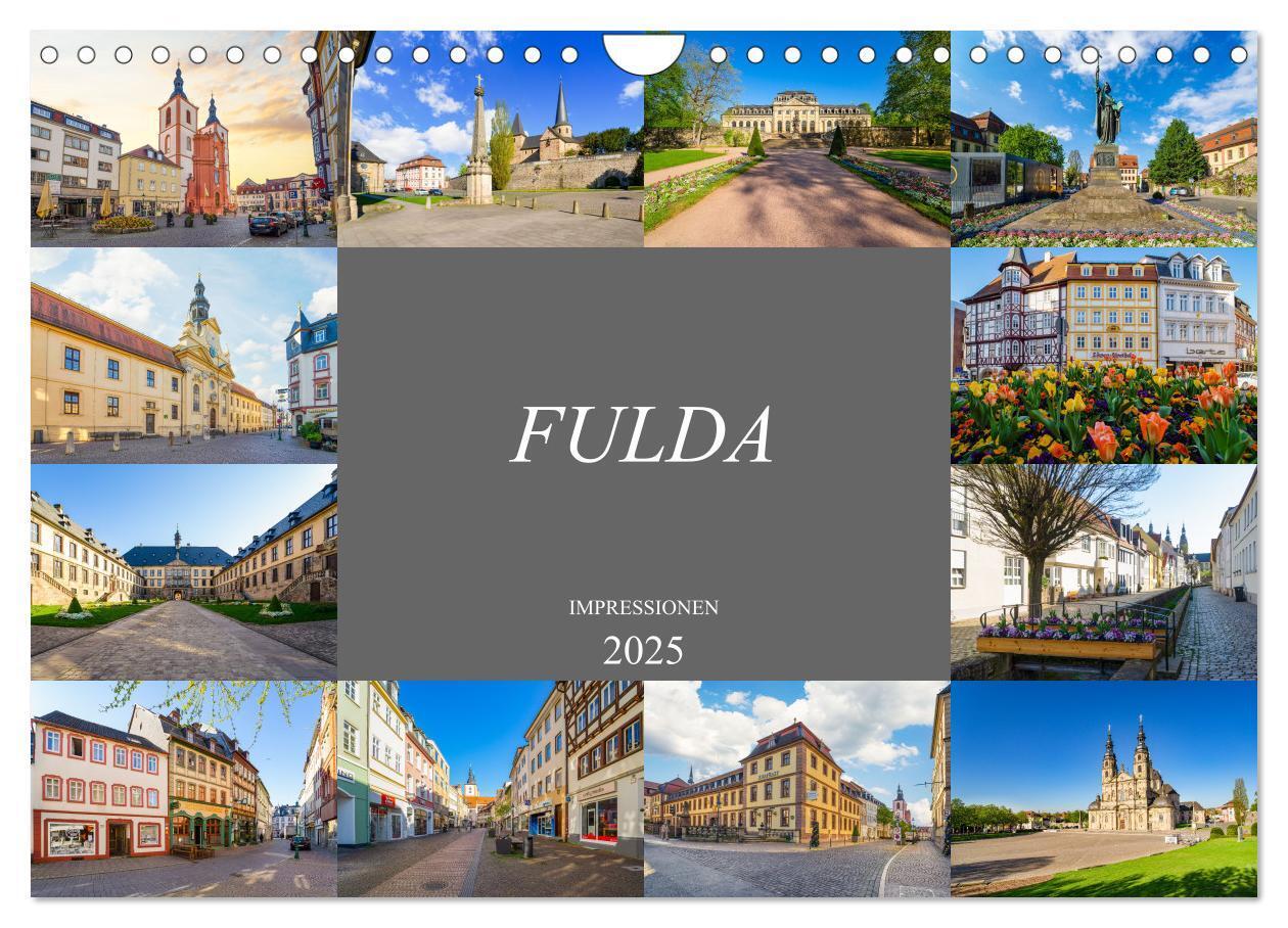 Cover: 9783435063345 | Fulda Impressionen (Wandkalender 2025 DIN A4 quer), CALVENDO...