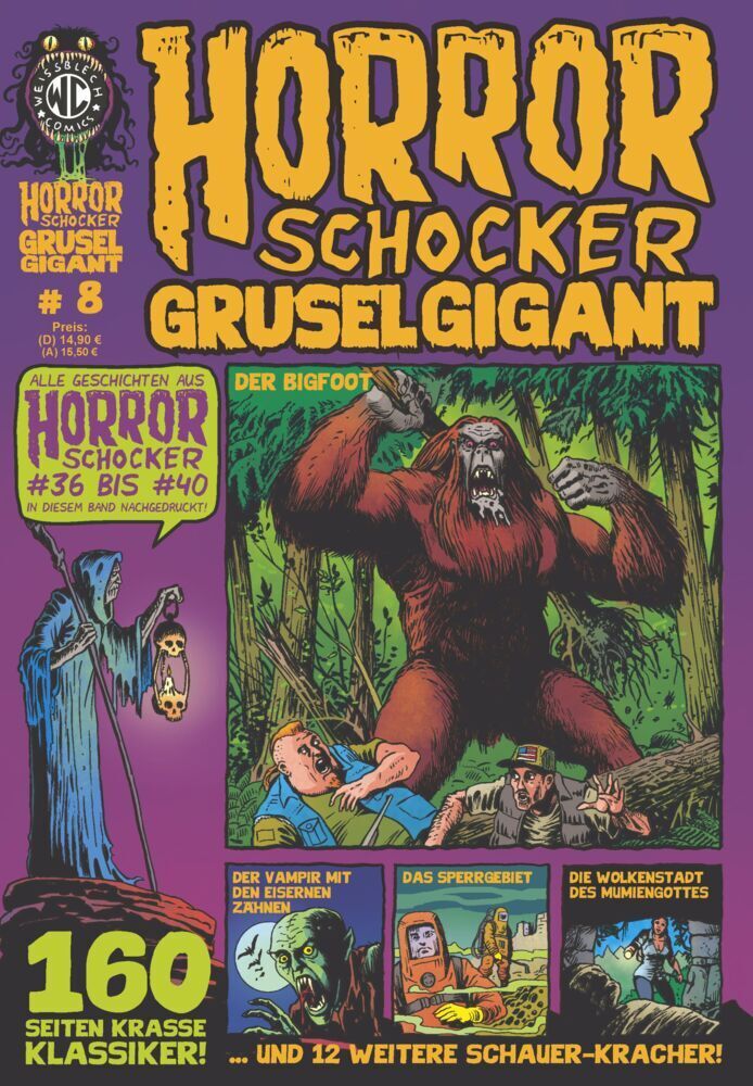 Cover: 9783869591155 | Horrorschocker Grusel Gigant 8 | Horrorschocker 36 bis 40 | Buch