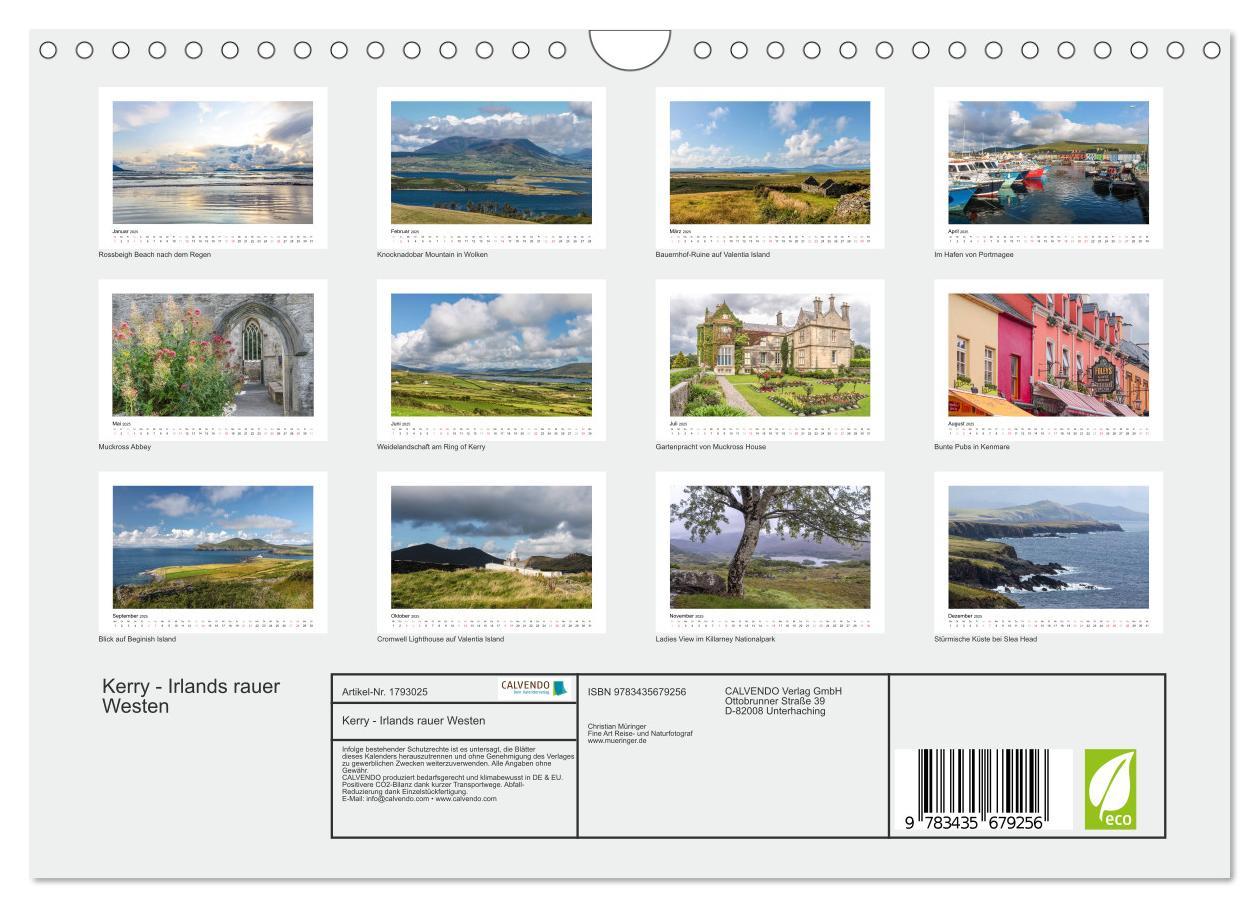 Bild: 9783435679256 | Kerry - Irlands rauer Westen (Wandkalender 2025 DIN A4 quer),...