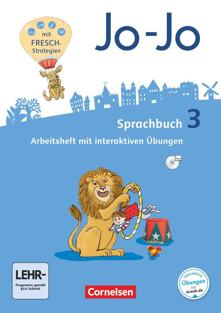Cover: 9783060836284 | Jo-Jo Sprachbuch 3. Schuljahr - Allgemeine Ausgabe - Arbeitsheft