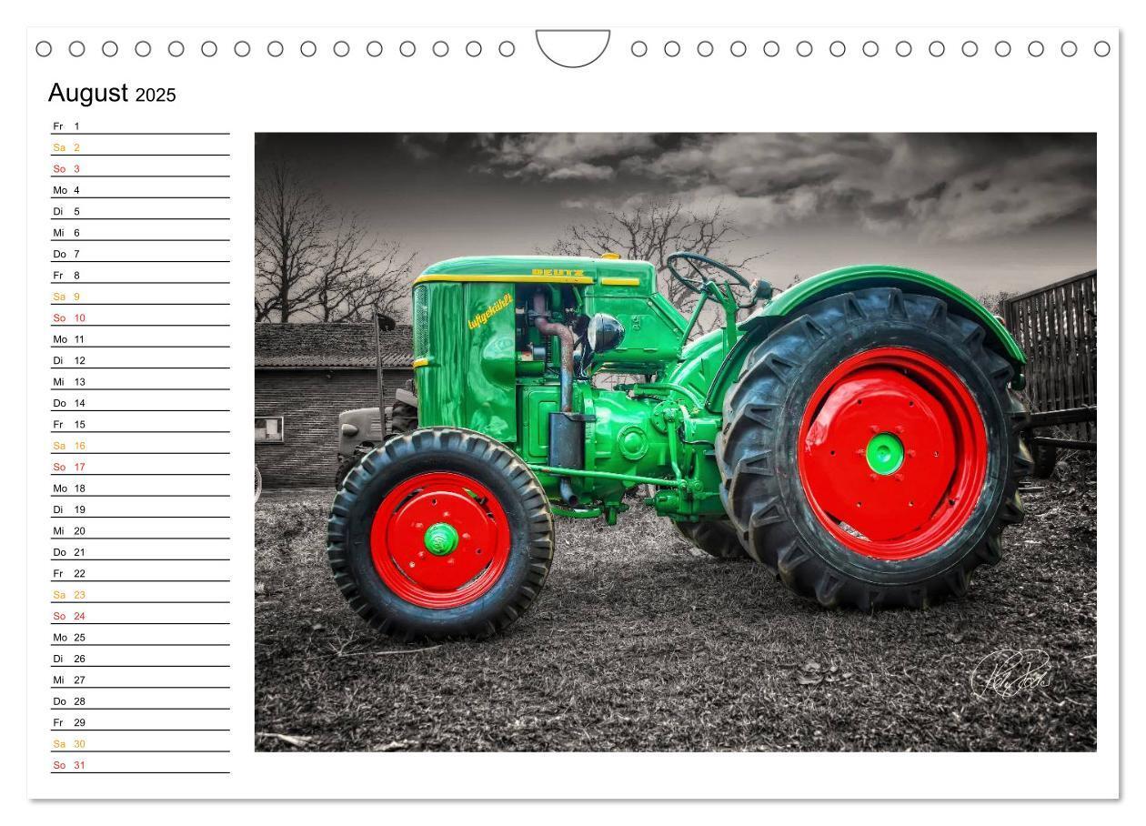 Bild: 9783435736614 | Trecker - Oldtimer / Geburtstagskalender (Wandkalender 2025 DIN A4...