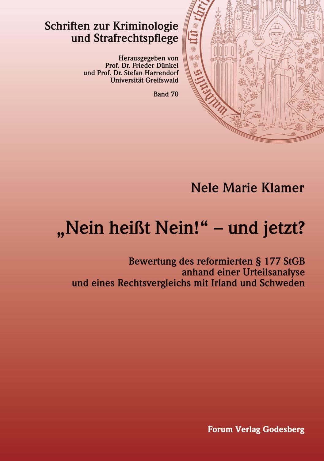 Cover: 9783964100368 | ¿Nein heißt Nein!¿ ¿ und jetzt? | Nele Marie Klamer | Taschenbuch