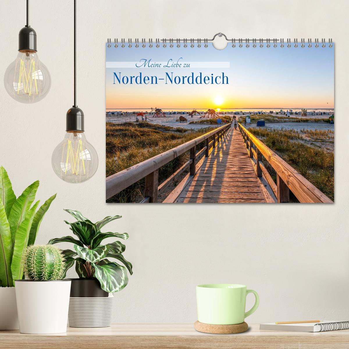 Bild: 9783383784903 | Meine Liebe zu Norden-Norddeich (Wandkalender 2025 DIN A4 quer),...