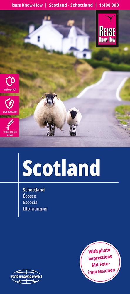 Cover: 9783831773220 | Reise Know-How Landkarte Schottland / Scotland (1:400.000) | Rump