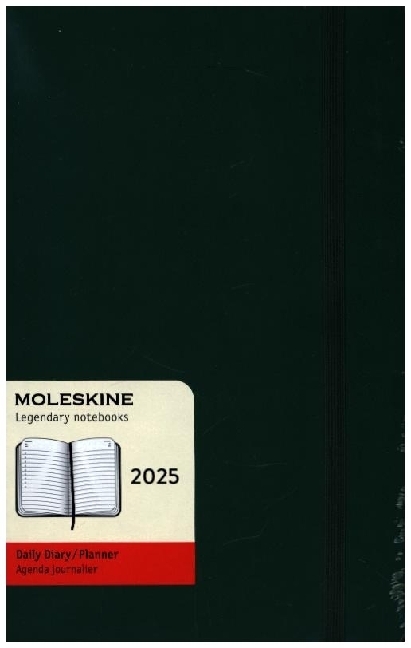 Cover: 8056999270780 | Moleskine 12 Monate Tageskalender 2025, Large/A5 | Buch | 400 S.