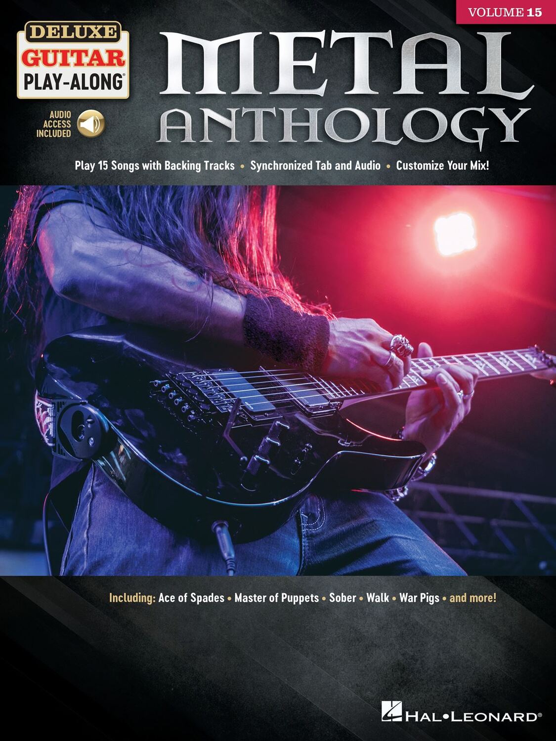 Cover: 888680903053 | Metal Anthology | Deluxe Guitar Play-Along Volume 15 | 2021