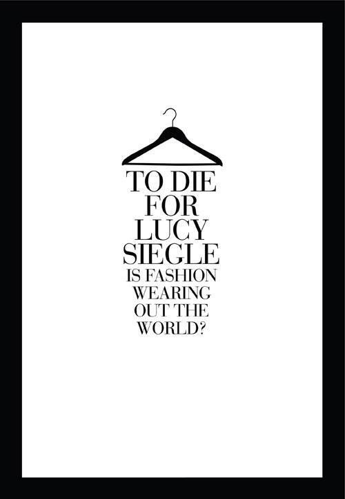 Cover: 9780007264094 | To Die For | Is Fashion Wearing out the World? | Lucy Siegle | Buch