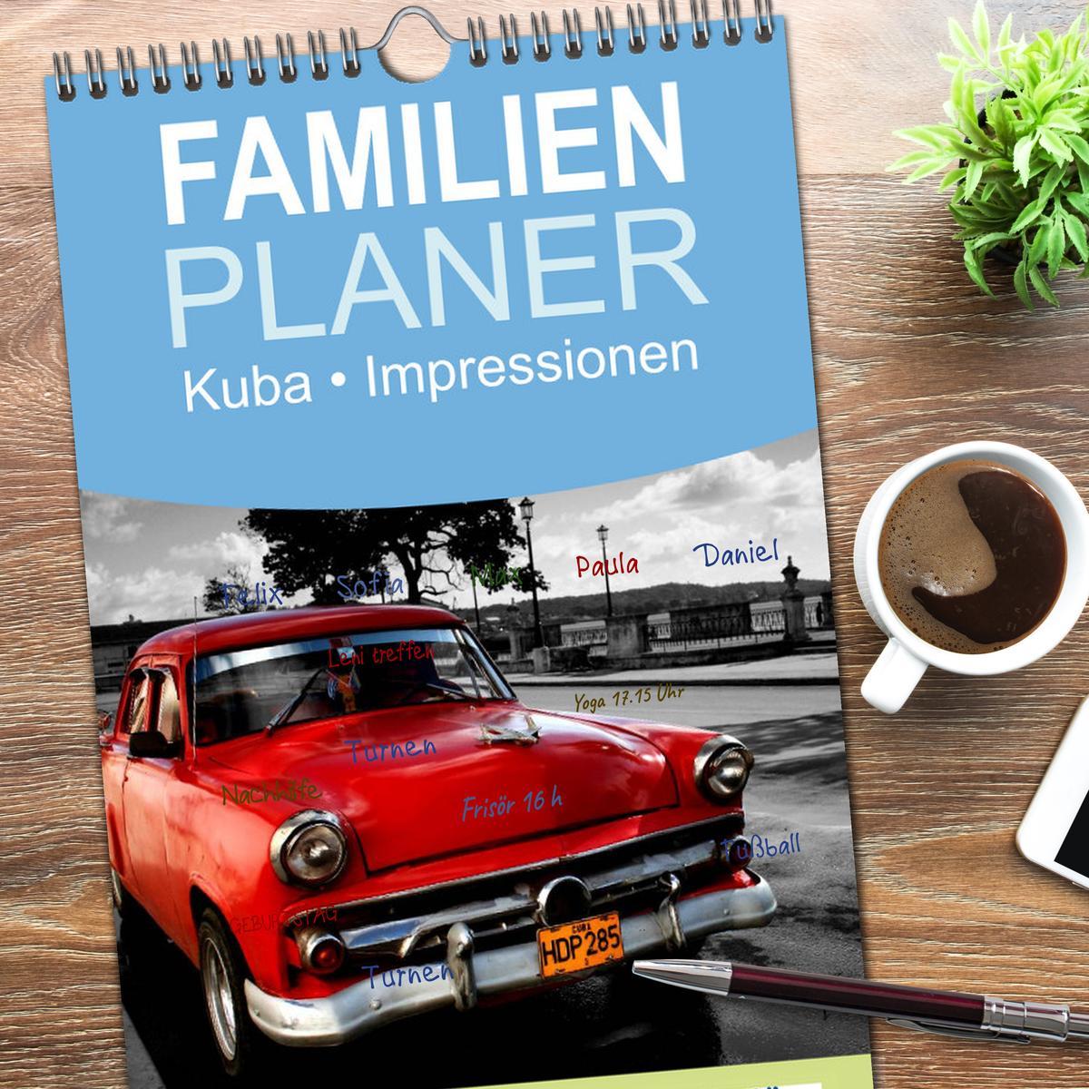 Bild: 9783457109946 | Familienplaner 2025 - Kuba ¿ Impressionen mit 5 Spalten...