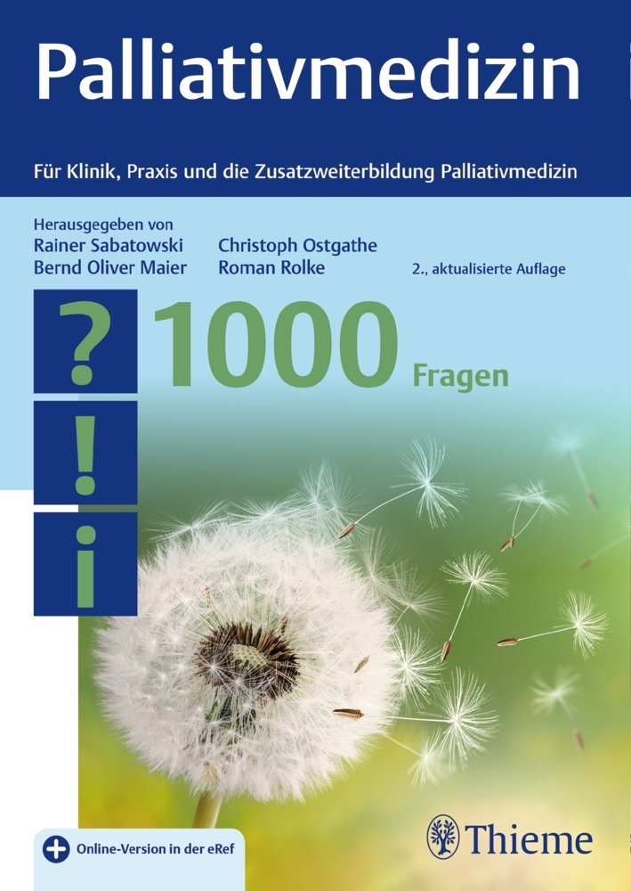 Cover: 9783132410640 | Palliativmedizin - 1000 Fragen | Rainer Sabatowski (u. a.) | Bundle