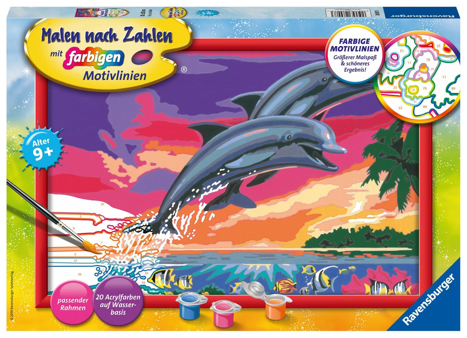 Cover: 4005556289073 | Welt der Delfine Malen nach Zahlen Serie C | Spiel | Deutsch | 2019