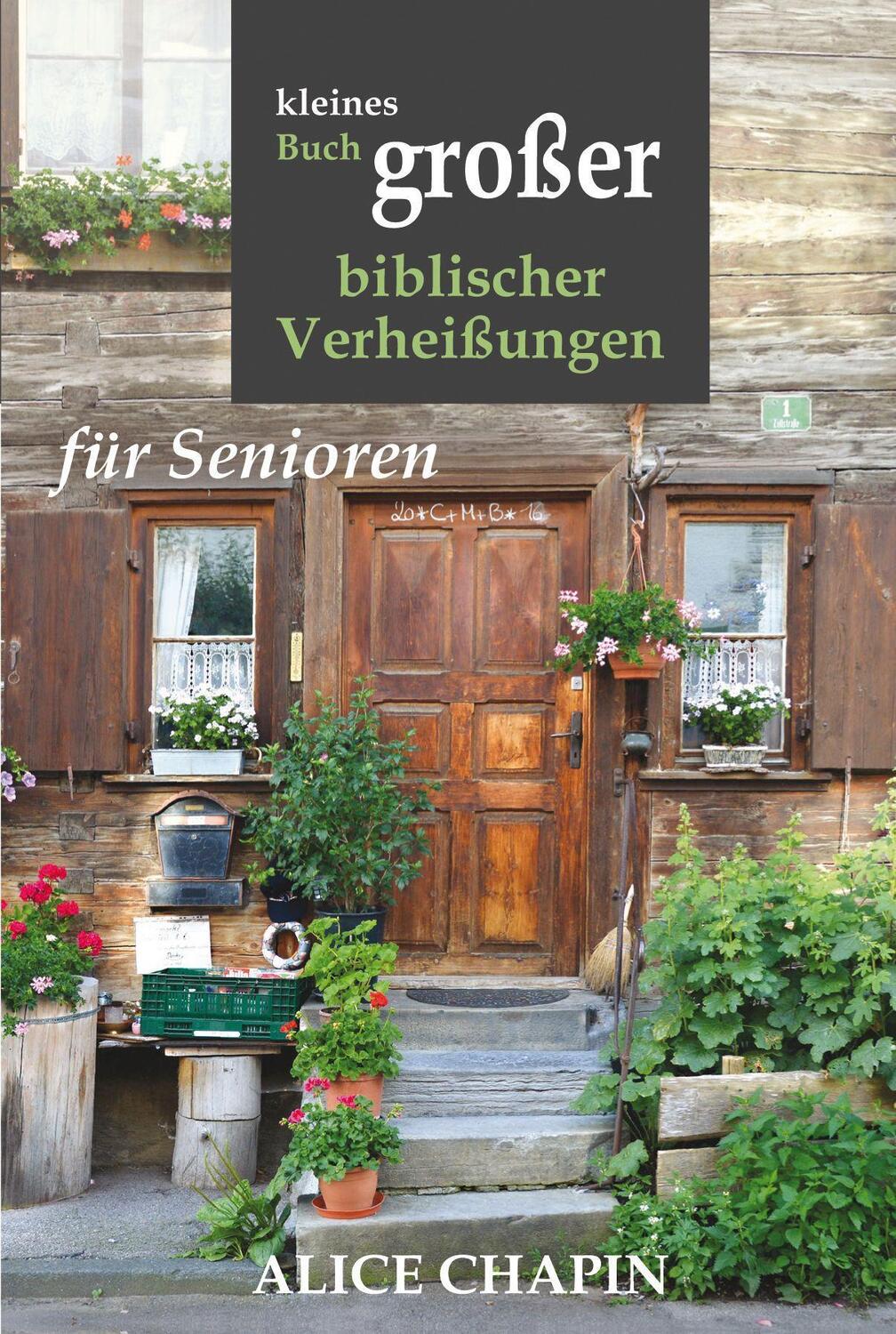 Cover: 9783905290868 | Chapin, A: Kleines Buch grosser biblischer Verheissungen | Chapin