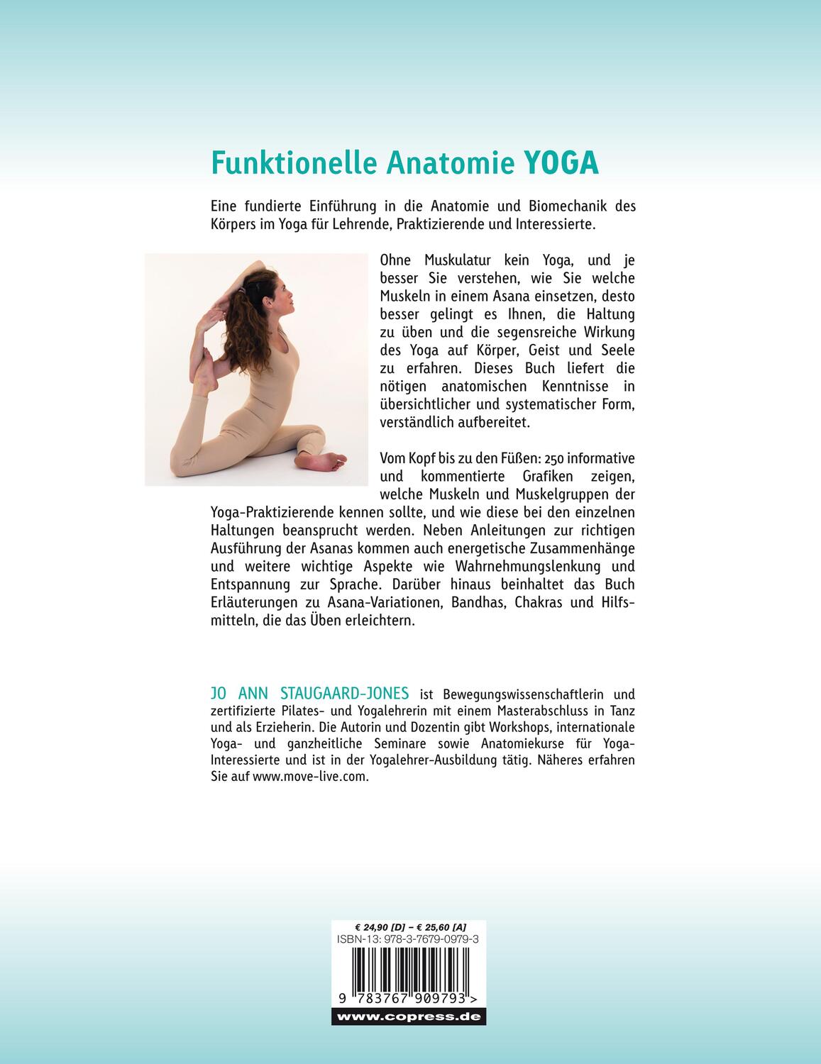 Rückseite: 9783767909793 | Funktionelle Anatomie Yoga | Atemtechniken, Asanas und Bewegungen