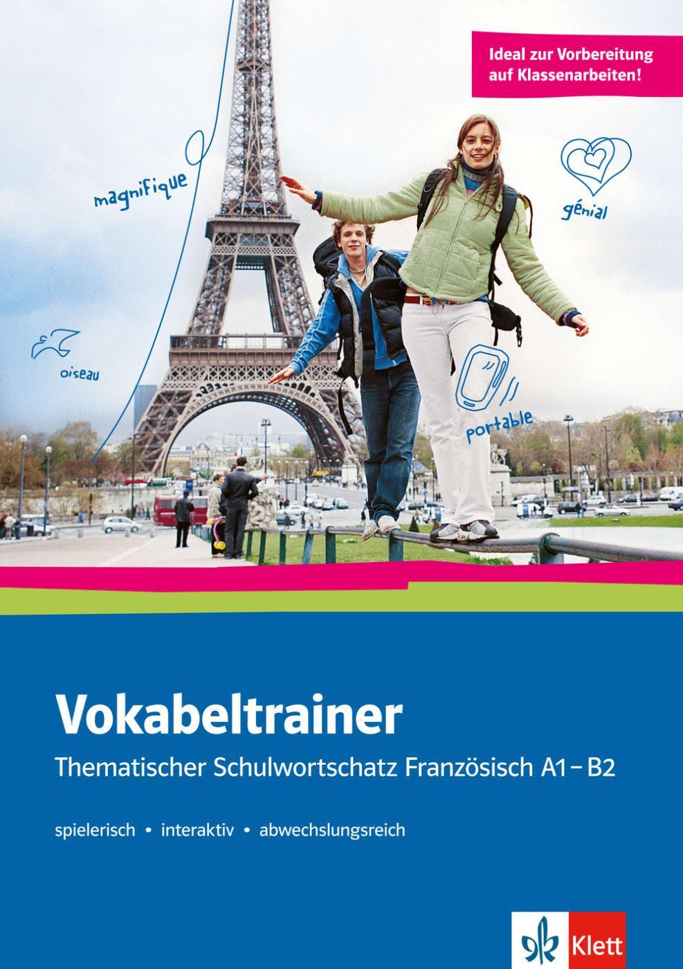 Cover: 9783125195417 | Vokabeltrainer - Thematischer Schulwortschatz Französisch A1 - B2