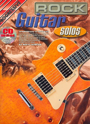Cover: 9781864692570 | Progressive Rock Guitar Solos | Brett Duncan | Progressive | Buch + CD