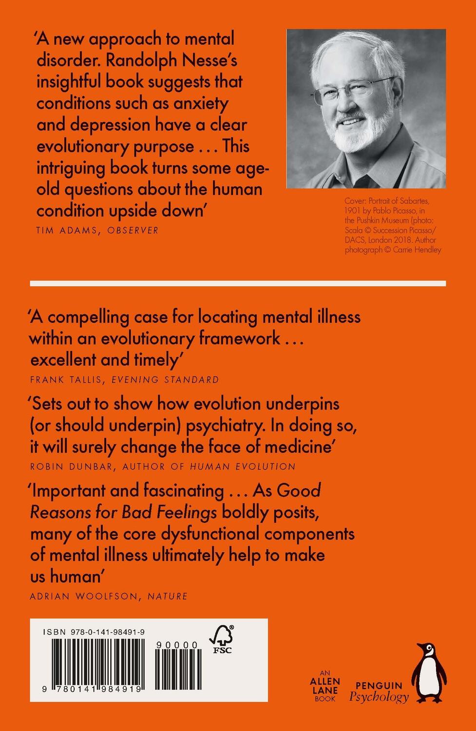 Rückseite: 9780141984919 | Good Reasons for Bad Feelings | Randolph M. Nesse | Taschenbuch | 2020